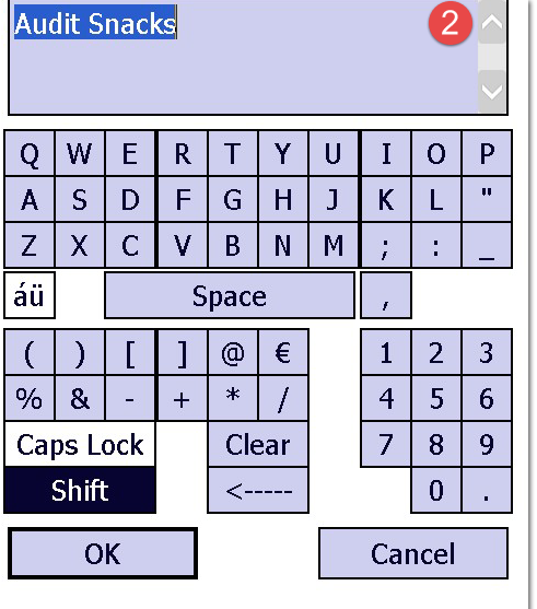 2. Tap in Description