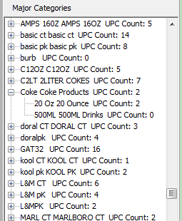 2. Category View Tree