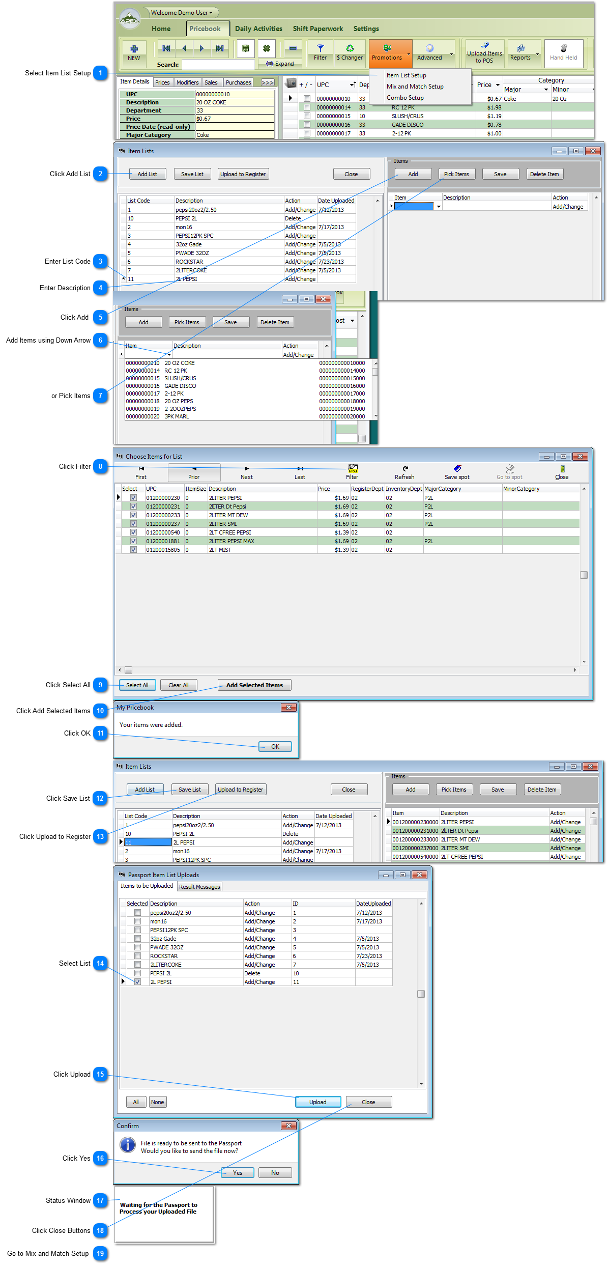 Create Item list