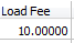 15. Enter Load Fee