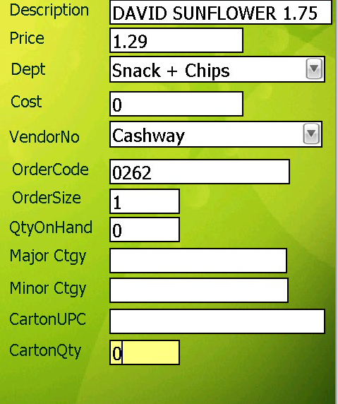 3. Update information