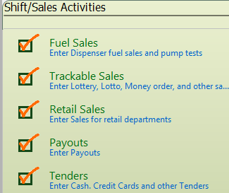 1. Check The Shift Activities