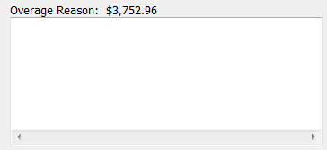 3. Over/Short Reason