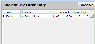 2. Select Trackable item