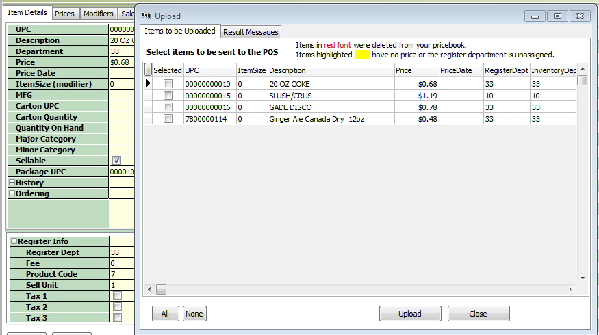 2. 2. Upload Window